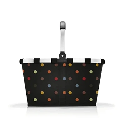 Imagen de reisenthel carrybag Robusta cesta de la compra con mucho espacio almacenamiento y práctico bolsillo interior, diseño elegante repelente al agua, en puntos