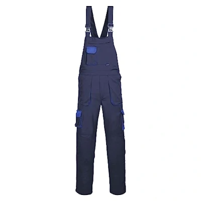 Imagen de Portwest TX12 Mono de Trabajo con Peto y Tirantes Hombre Texo Contraste Azul Marino, XS