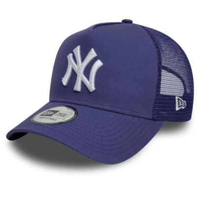 Imagen de New Era League Essential Trucker Unisex Gorra, Talla: One Size, Purple/white