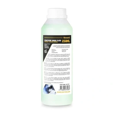 Imagen de BeamZ FSMF250E Líquido de Humo Color Verde 250ml, para Máquina Verde, Estándar, Maquina Fiestas, Discoteca, Eventos, Halloween