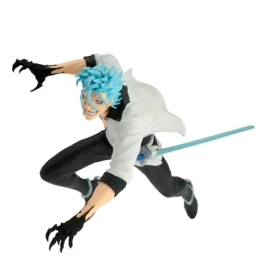 Imagen de Banpresto Figura de Acción Coleccionable Grimmjow Jaegerjaques Bleach Vibration Stars, 17 cm BP28549P Multicolor, Optimo para los fanaticos del Anime
