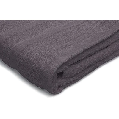 Imagen de LE TEMPS D&#039;UN BAIN Una Toalla de Ducha Lisa, 500 GMS, 100% algodón, 70 x 140 cm, Gris Antracita
