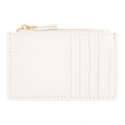 Imagen de DRAEGER PARIS 1886 Tarjetero con Cremallera, Color Blanco, Unisex Adulto, 12,5 x 8 cm
