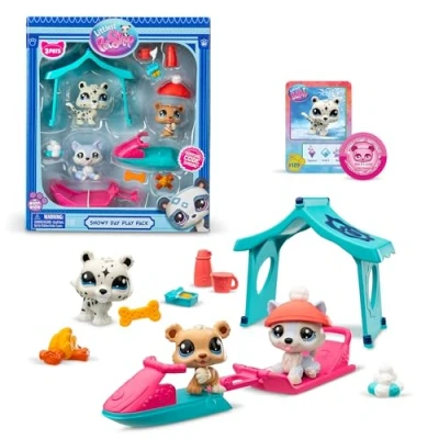 Imagen de Littlest Pet Shop Nuevo paquete temático de Snowy Day