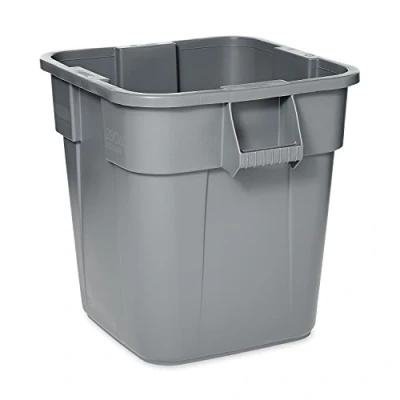 Imagen de Rubbermaid Commercial Products FG352600 GRAY Cubo de Basura, 54.6x54.6x57.2 cm, Gris
