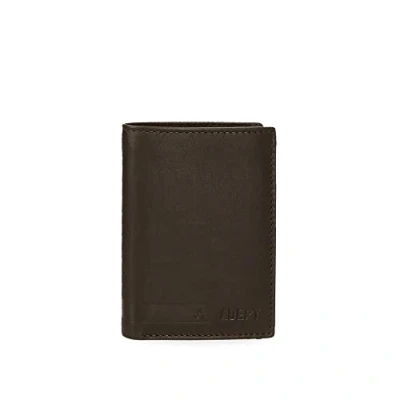 Imagen de Adept Alan Cartera vertical con monedero Marrón 8,5x11,5x1 cms Piel