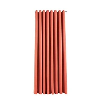 Imagen de Gardinenbox Newyork 201920600 Cortina Opaca (Coral, 225 x 295 cm, con Ojales, Aislamiento acústico, protección UV, UV)