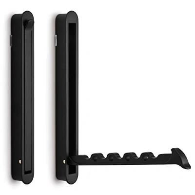 Imagen de Gancho Moderno Plegable ZILLY de Admisión Negro 140 x 16 mm Distancia Agujero 128 SO TECH®