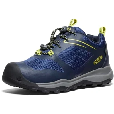 Imagen de Keen Wanduro LOW WP Youth Unisex Zapatillas de senderismo para niños, Talla: 34, Black Tela/tejido sintético