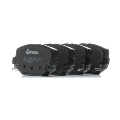 Imagen de BREMBO P 11 032 Juego de pastillas freno con avisador acústico desgaste accesorios FIAT: Freemont, DODGE: Journey MPV
