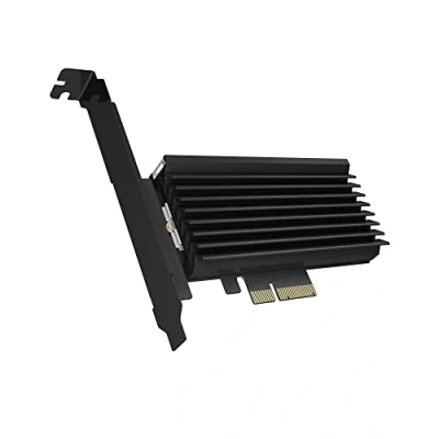 Imagen de ICY BOX Tarjeta PCI Express M.2 NVMe SSD a PCIe 3.0, Ventilador, iluminación LED, M Key 2230, 2242, 2260, 2280, Negro, ARGB LED