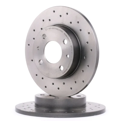 Imagen de BREMBO XTRA LINE 08.5085.1X Disco de freno 240 11 4 macizo, perforado revestido con tornillos FIAT: Coupe, Panda III Hatchback, 500 Hatchback norauto,