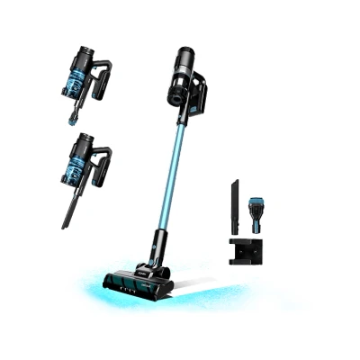 Imagen de Aspirador escoba Cecotec Conga Rockstar 1500 Ray Jalisco, 215 W, 12 kPa, 60 min, Cepillo 500 ml, Negro