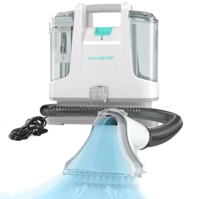 Imagen de HAUSHOF StainZapper Aspiradora de Agua Tapiceria, Limpiador Manchas 400W, Limpia Tapiceria para Moquetas, Maquina Aspirador Tapicerias, Sofá, 85 dB