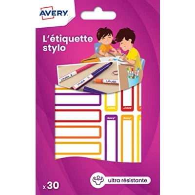 Imagen de Avery Bolsa de 30 etiquetas para rotuladores, formato 50 x 10 mm