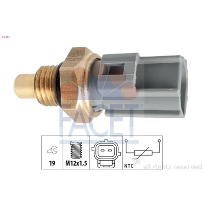 Imagen de FACET 7.3281 Sensores Made in Italy OE Equivalent TOYOTA: Land Cruiser Prado 120, OPEL: Corsa D Hatchback, FORD: Transit Mk6 Bus