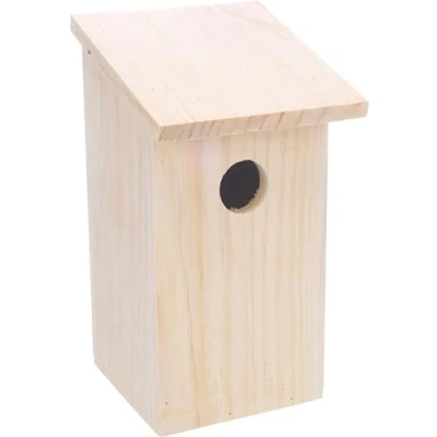Imagen de Flamingo Caja Nido para Pájaros Bizi de Madera Natural Un Refugio Seguro y Duradero Atraer Aves a Tu Jardín