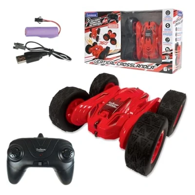 Imagen de Lexibook RC55, Vertical Crosslander, Coche teledirigido Todoterreno, hasta 12km/h, Efectos de luz, Varias Posiciones, Sensor Gravedad, Mando a Distancia 2,4Ghz Incluido, Recargable