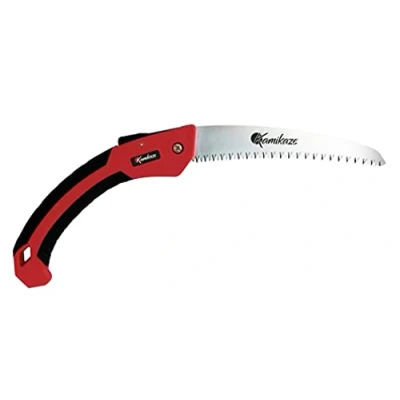 Imagen de KAMIKAZE Serrucho Poda C 180H Plegable. con Dentado japonés Hoja Curva de 180mm. Sierra plegable para Madera Acero SK 4 Rico en Carbono.