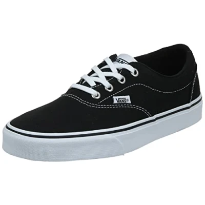 Imagen de Vans Doheny, Zapatillas, Unisex niños, (Canvas) Black/White, 34 EU
