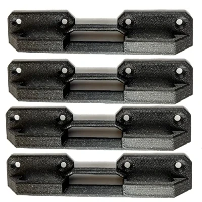Imagen de ULROAD 4 soportes para L BOXX Bosch Sortimo Safe fijación de fusibles atornillar, todos los maletines herramientas con ruedas, accesorios montaje