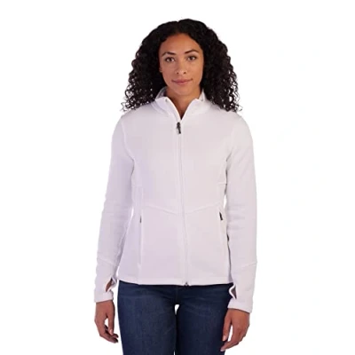 Imagen de Spyder Soar Chaqueta de Forro Polar, Blanco, S para Mujer