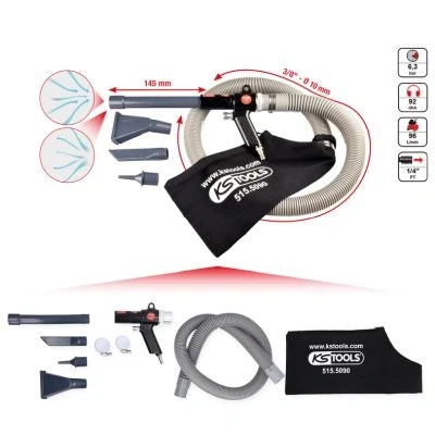 Imagen de Pistola de succión/soplo (aire comprimido) KS TOOLS 515.5090