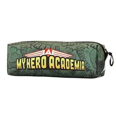 Imagen de Karactermania My Hero Academia Battle Estuche Portatodo Cuadrado FAN, Verde Militar