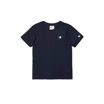 Imagen de Champion Legacy Basics B S Crewneck Camiseta, Azul Marino, 13 14 Años para Niños