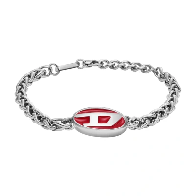 Imagen de Diesel Steel Hombres Brazalete Plata DX1445040