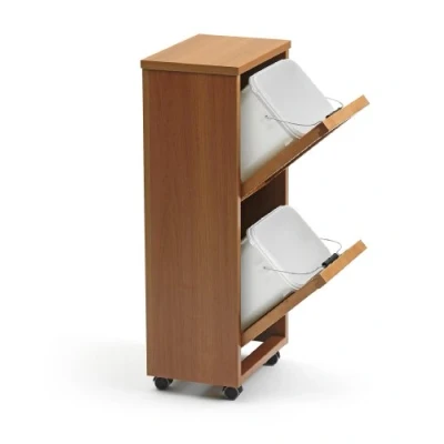 Imagen de Arredamenti Italia 872 madera 2 Mueble Para Recogida Selectiva De Residuos en