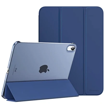 Imagen de MoKo Funda para iPad de 10.ª generación 2022, Carcasa Trasera translúcida policarbonato Duro Delgado 10ª 10.9 Pulgadas Compatible con Touch ID, Encendido y Apagado