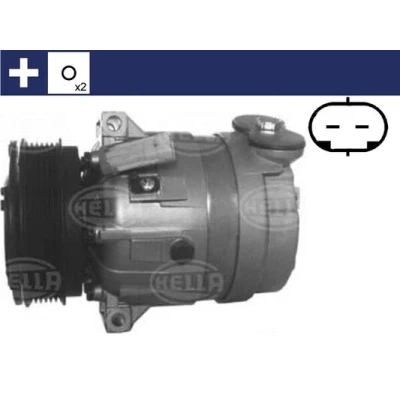 Imagen de MAHLE ORIGINAL ACP 320 000S Compresor de Aire Acondicionado V5 12 PAG 150 R 134 a con junta anular OPEL: Vectra B Berlina, Frontera SUV