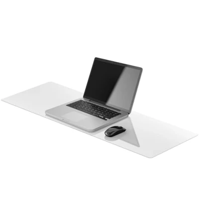Imagen de Panorama Alfombrilla Escritorio Transparente 120x40 cm Protector Mesa Ideal para Teclado y Raton Vade Tapete Desk Pad
