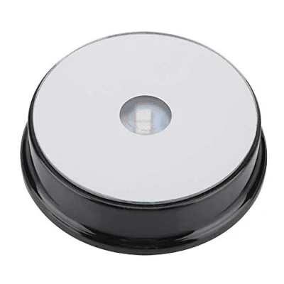 Imagen de Annadue Base de luz LED, 7 LED Colorida Soporte para Botella Vidrio Decoración estatuilla Arte Cristal, Durable Usar