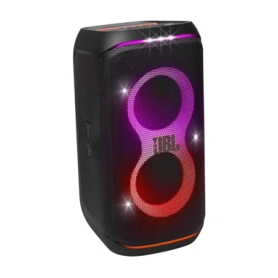 Imagen de Altavoz de gran potencia JBL PartyBox Club 120, Portátil para fiestas, Asa plegable, Bluetooth, Resistente salpicaduras, Autonomía 12h, 160W, Negro