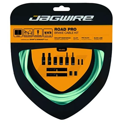 Imagen de Jagwire Road Pro Kit de cables freno Bianchi Celeste, Shimano/Sram