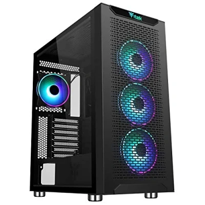 Imagen de Case Itek MAJES 40 Torre para Videojuegos (4 x 12 cm, ARGB, 2 USB3, Panel Temp Glass) (ITGCAMAJ40)