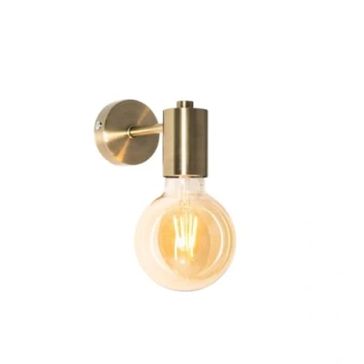 Imagen de Qazqa Industriële wandlamp brons Facil Adecuado para LED Max. x Watt