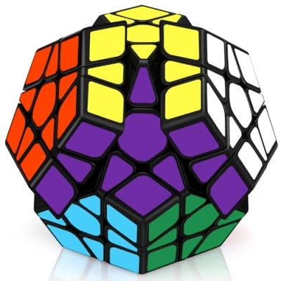 Imagen de Maomaoyu Megaminx 3x5 Dodecaedro Speed Cube Cubo Magico（Negro）
