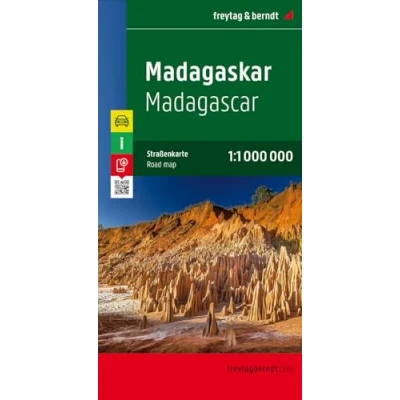Imagen de Madagascar, mapa de cerreteras. Escala 1:.000.000. Freytag &amp; Berndt.: Wegenkaart 1:800 000: AK 201