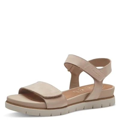 Imagen de Tamaris Sandalias de cuña, Mujer, Talla: 37, Beige nubuk Zapatos