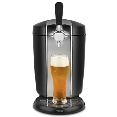 Imagen de H.Koenig bw1778 de cerveza con refrigeración para todos los 5 l universal barriles, 65 W, color negro