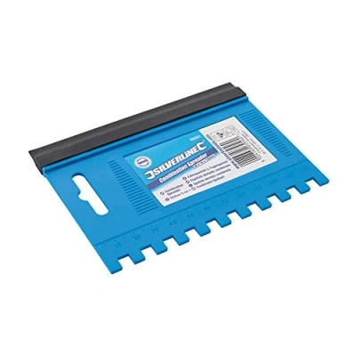 Imagen de Silverline Tools 380251 Espátula dentada combinada (125 x 95 6 mm)