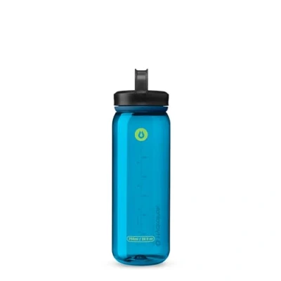 Imagen de HydraPak Recon Botella de agua plástico reciclado al 50%, ecológica y sin BPA, tapón rosca flujo regular, fácil transportar (750 ml, azul)