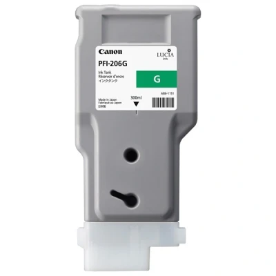 Imagen de ImagePROGRAF 6450 Canon PFI 206G cartucho de tinta verde XL (original)