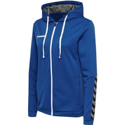 Imagen de hummel Hmlauthentic Sudadera con Capucha y Cremallera para Mujer, Capucha, 204939 7045 XS, Color Azul., Extra Small