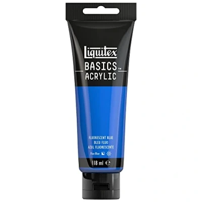 Imagen de Liquitex Basic Acrylic Tubo de Pintura Acrílica, 118 ML, Azul (Azul Fluorescente Nuevo)