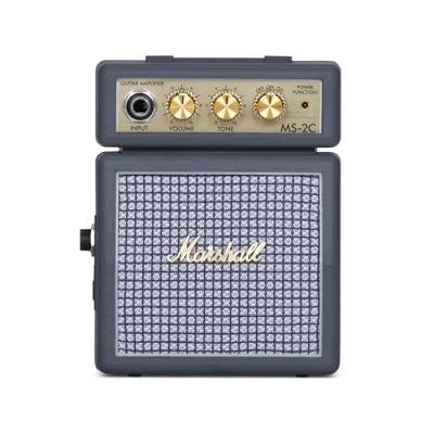 Imagen de Marshall MS 2C Micro Mini amplificador combo de guitarra, práctica adecuado para guitarra eléctrica, Clásico