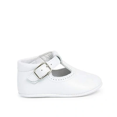 Imagen de Pisamonas Badana Pepito BEBE PIEL Mocasines para niños, Talla: 18, Blanco Zapatos